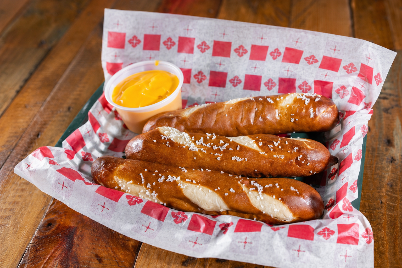 Pretzel and beer cheese from Panther Pub